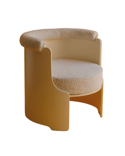 PAIR OF CREAM UPHOLSTERED CHAIRS