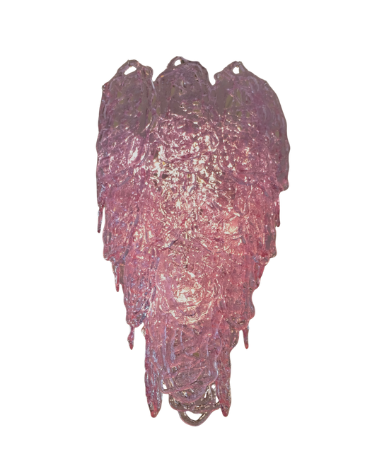 TEXTURED LAVENDER MAZZEGA CHANDELIER