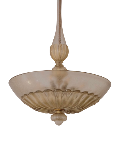 AMBER CORROSO MURANO GLASS PENDANT