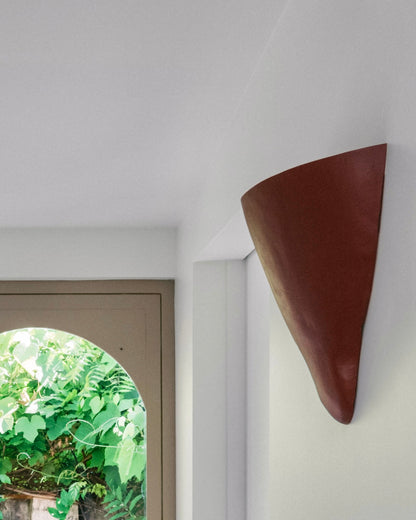 SCULPTURAL PAINTED STEEL SCONCES