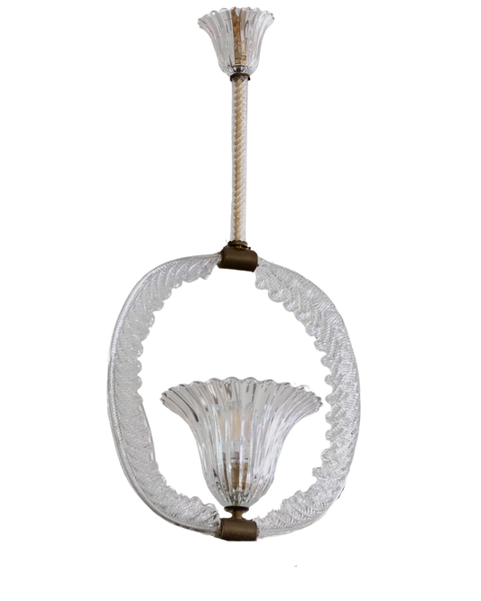 SMALL MURANO GLASS WREATH PENDANT