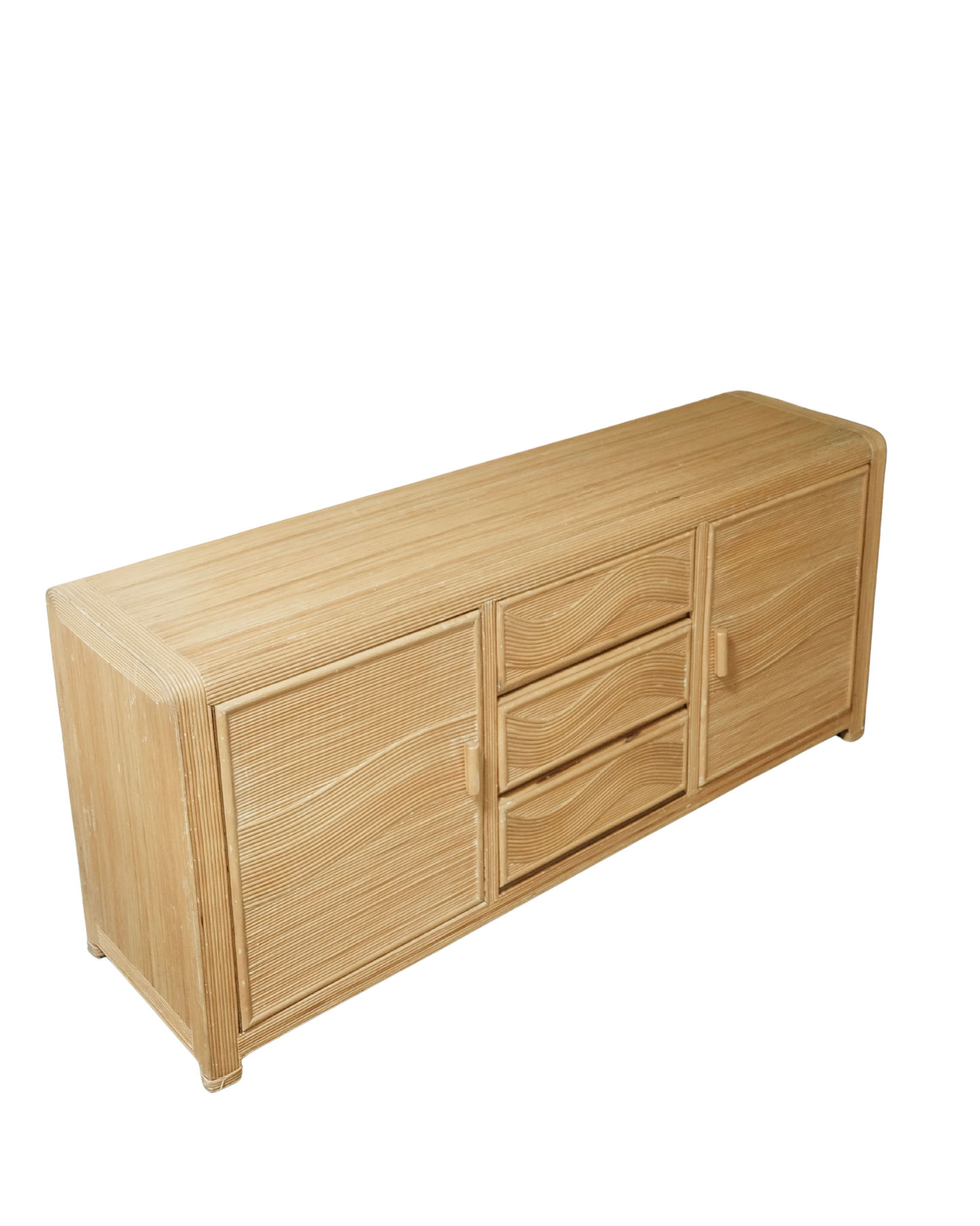 FRENCH PENCIL RATTAN SIDEBOARD