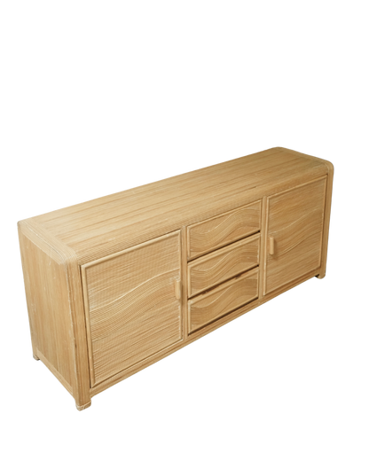 FRENCH PENCIL RATTAN SIDEBOARD