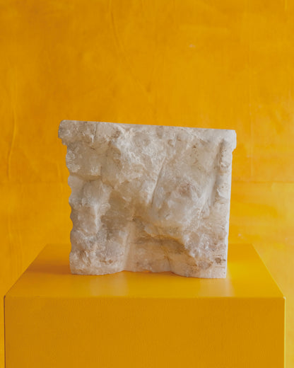 TRIO OF ALABASTER STONE SCONCES