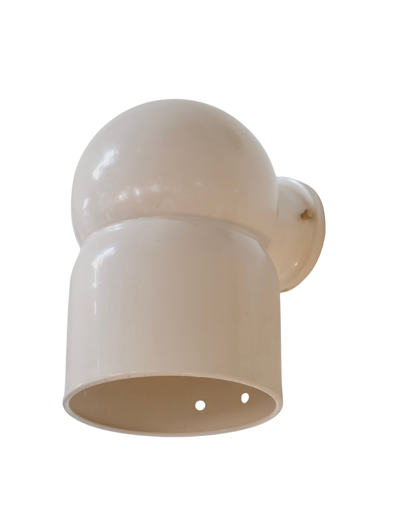 CREAM DRUM METAL ADJUSTABLE SCONCES