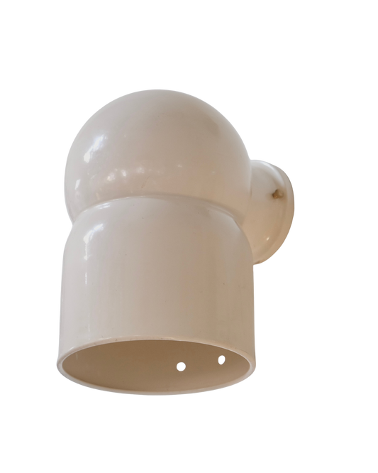 CREAM DRUM METAL ADJUSTABLE SCONCES