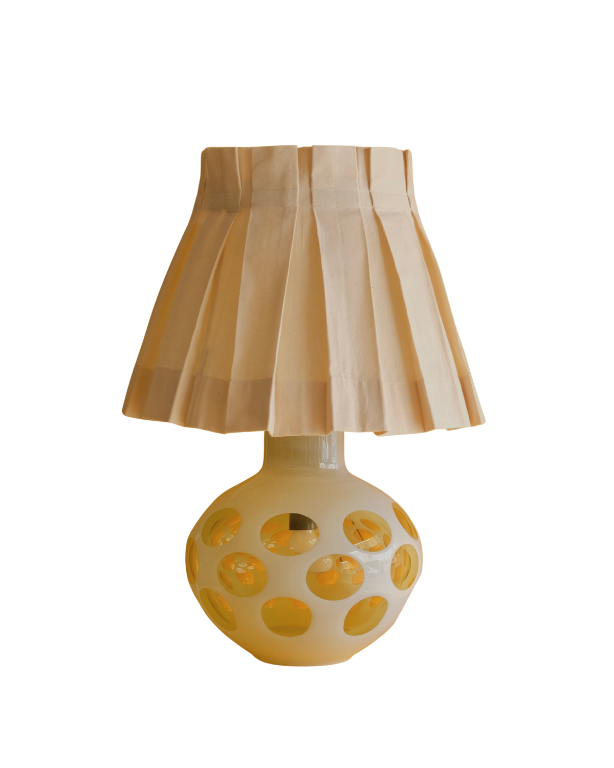 SPOTTED MAZZEGA TWIN LIGHT TABLE LAMP