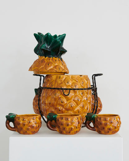 CERAMIC ANANAS PUNCH SERVICE