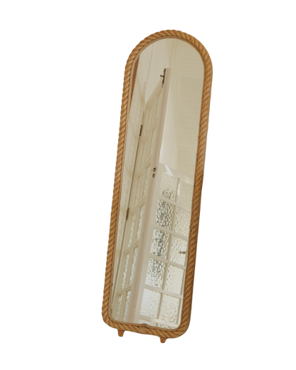 BEVELLED ARCH STANDING ROPE MIRROR