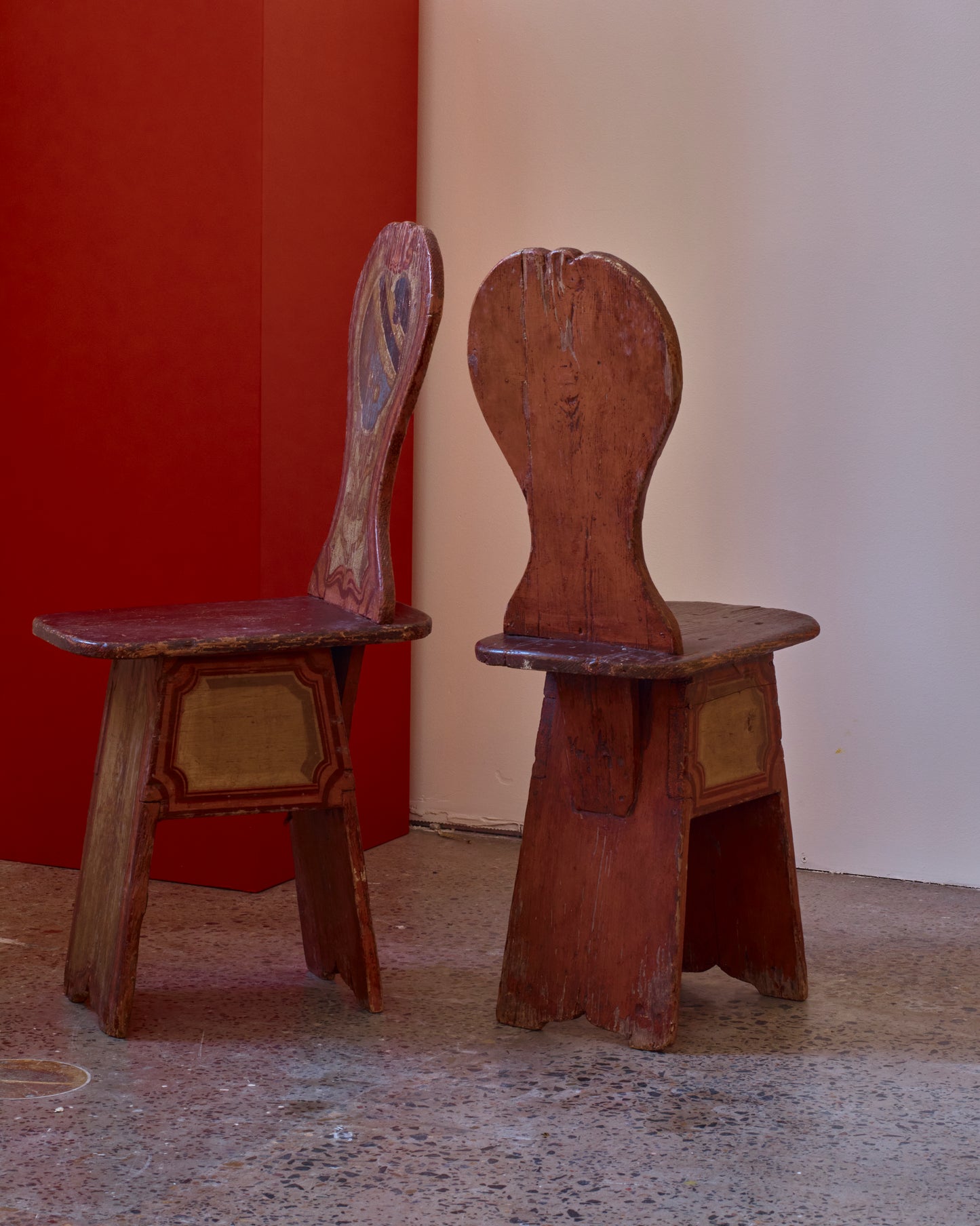 FRENCH LOUIS XVI HAND-PAINTED CHAIRS