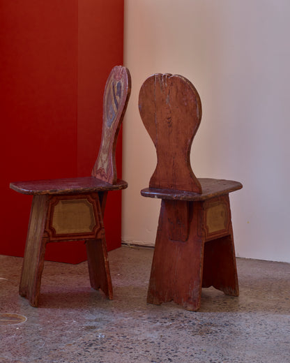 FRENCH LOUIS XVI HAND-PAINTED CHAIRS