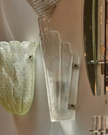 ART DECO MURANO WALL SCONCE