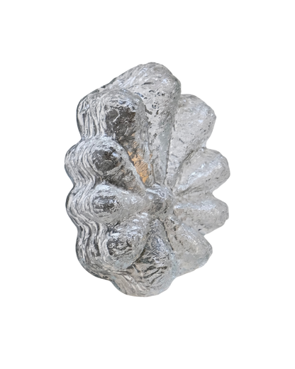 PETITE FLORAL TEXTURED GLASS WALL SCONCES