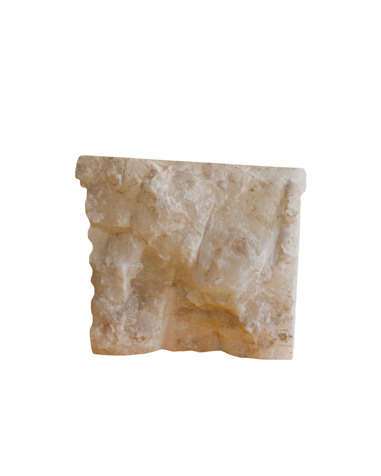 TRIO OF ALABASTER STONE SCONCES