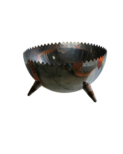 ALESSI STAINLESS STEEL TRIPOD BOWL