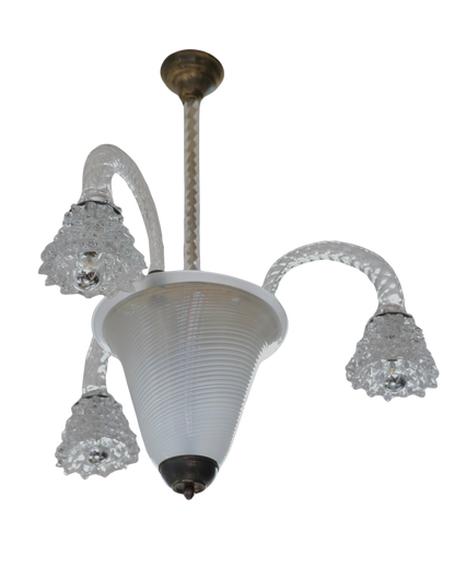 CURVED THREE ARMED ROSTRATO PENDANT