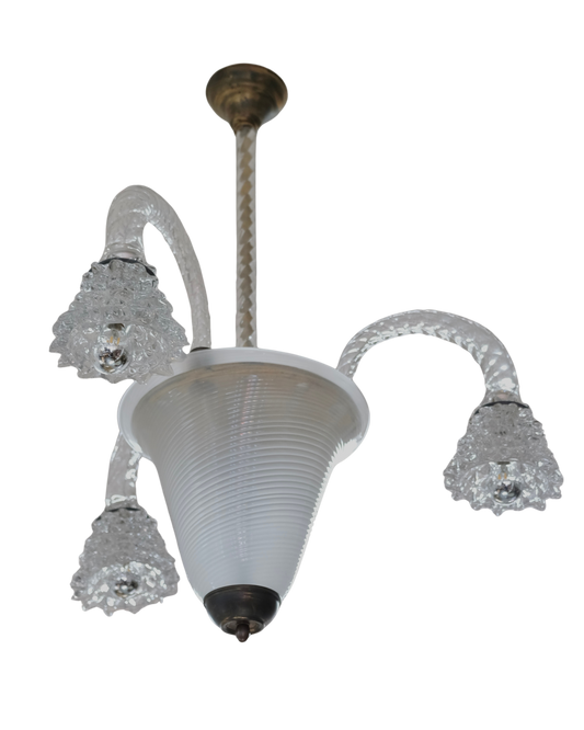 CURVED THREE ARMED ROSTRATO PENDANT