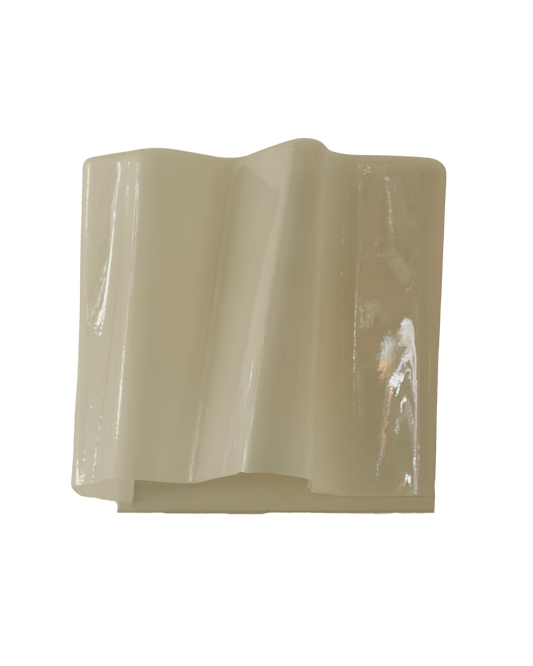 WAVED ABSTRACT GLASS LOGICO SCONCES