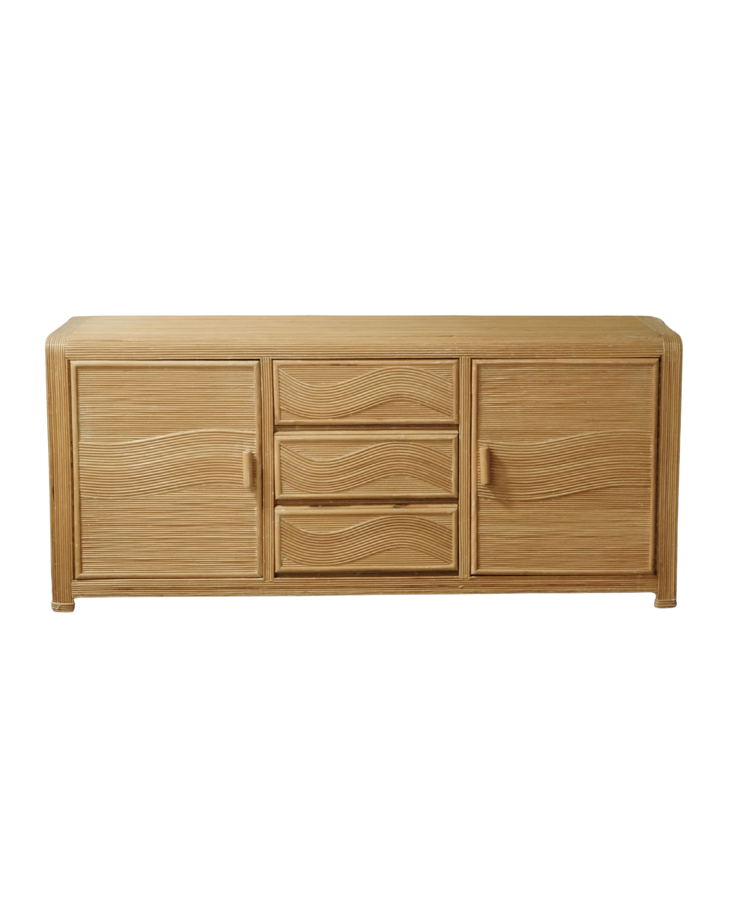 FRENCH PENCIL RATTAN SIDEBOARD