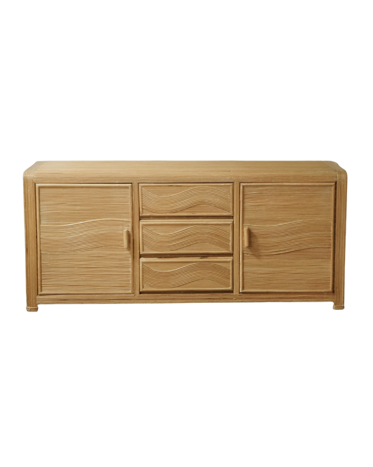 FRENCH PENCIL RATTAN SIDEBOARD