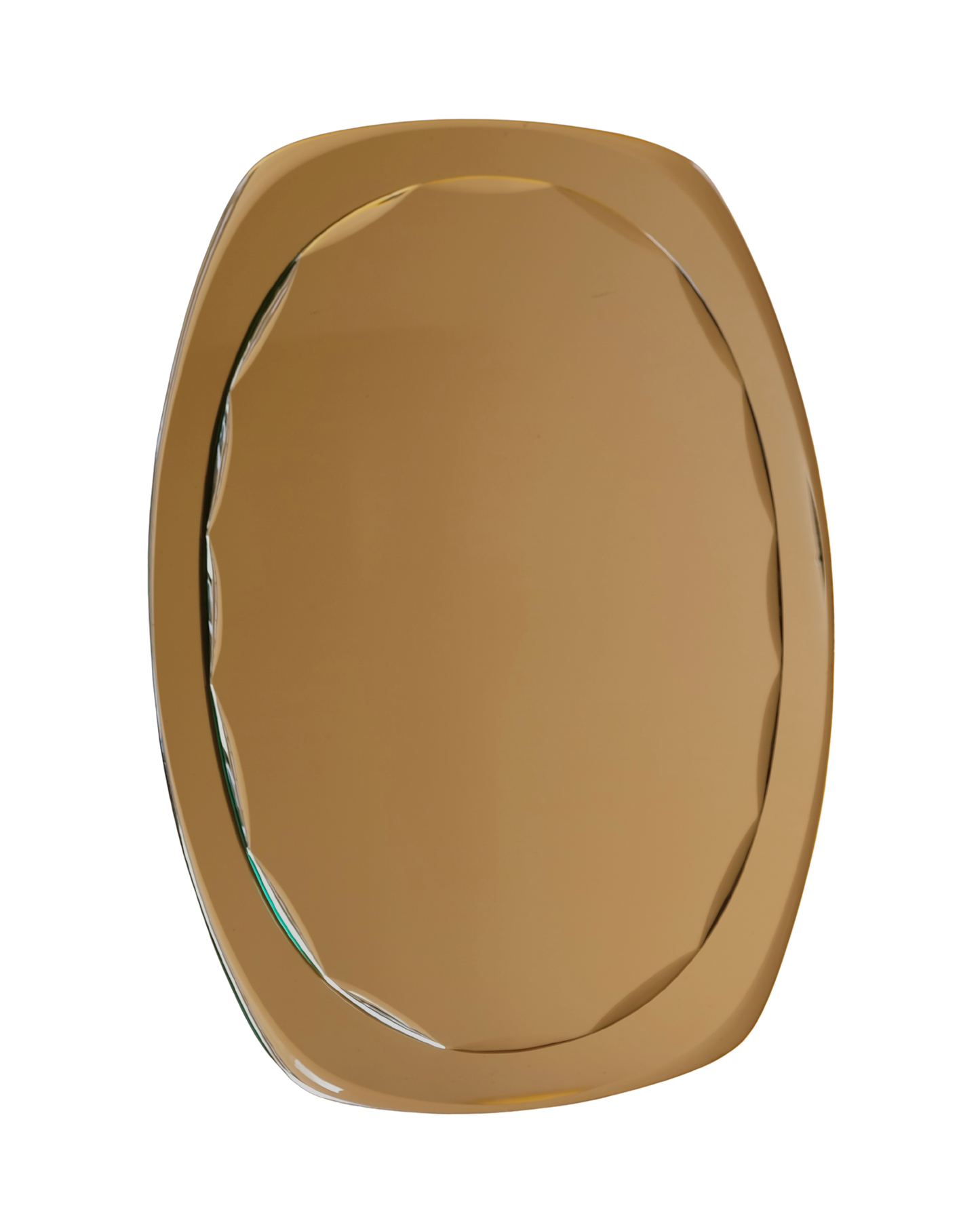 SINGLE SCALLOP FONTANA ARTE GLASS MIRROR
