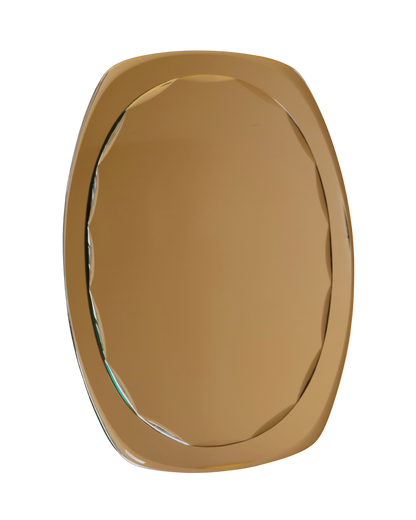 SINGLE SCALLOP FONTANA ARTE GLASS MIRROR