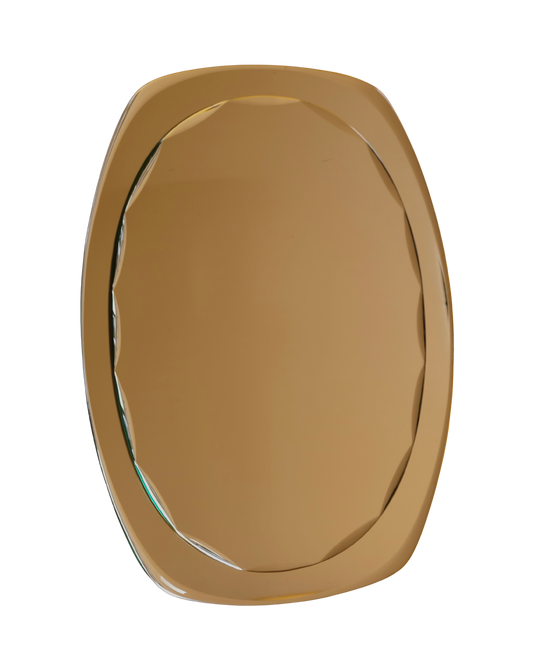 SINGLE SCALLOP FONTANA ARTE GLASS MIRROR