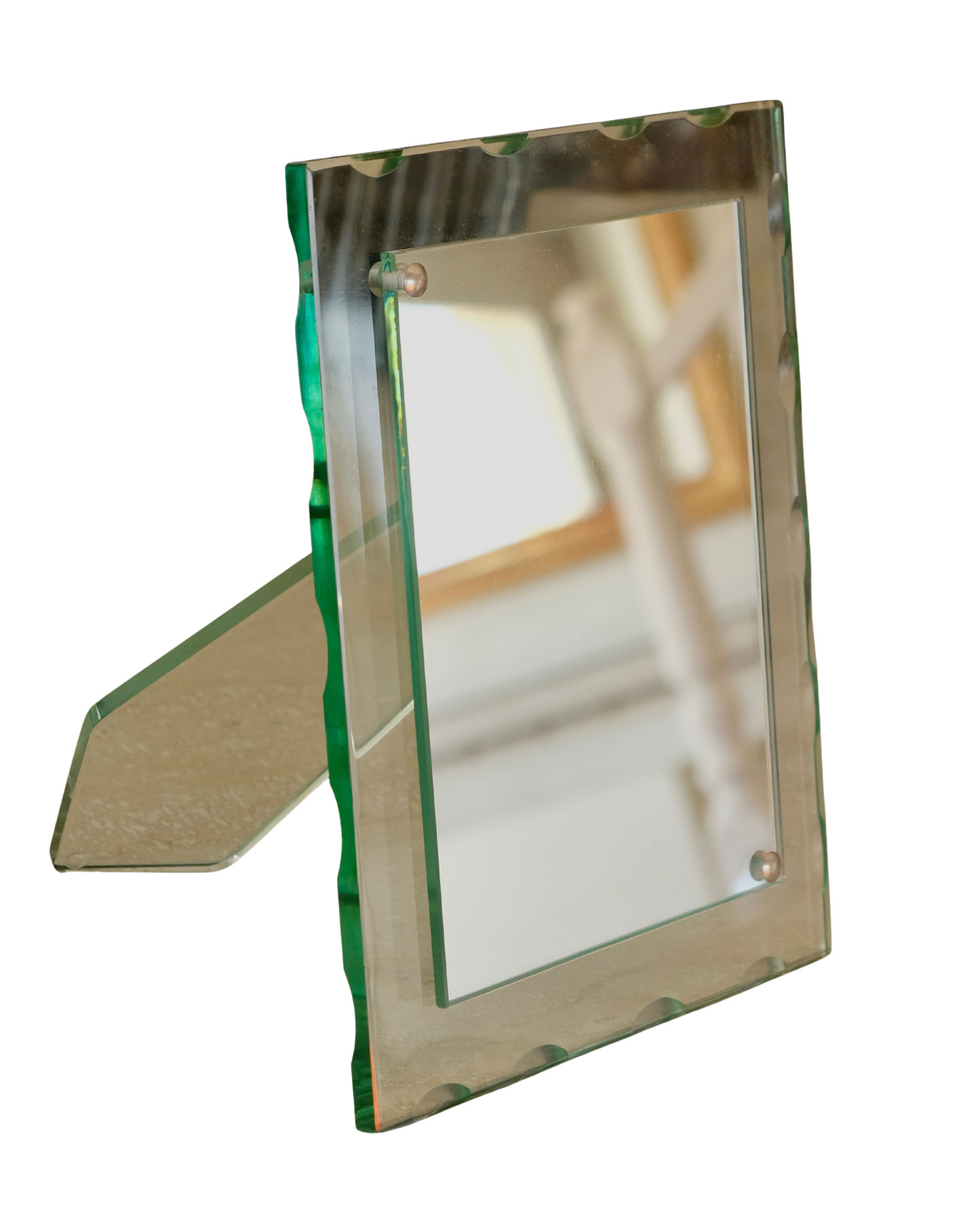 FONTANA ARTE HAND CARVED VANITY MIRROR
