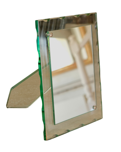 FONTANA ARTE HAND CARVED VANITY MIRROR