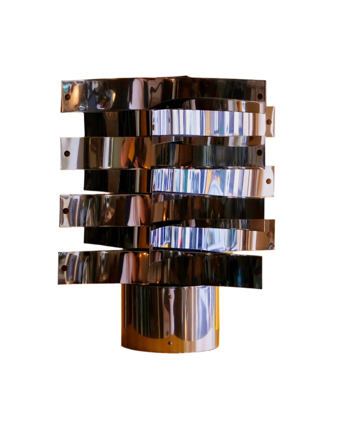 CURVED ALUMINIUM TABLE LAMP