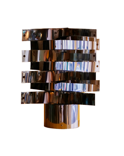 CURVED ALUMINIUM TABLE LAMP