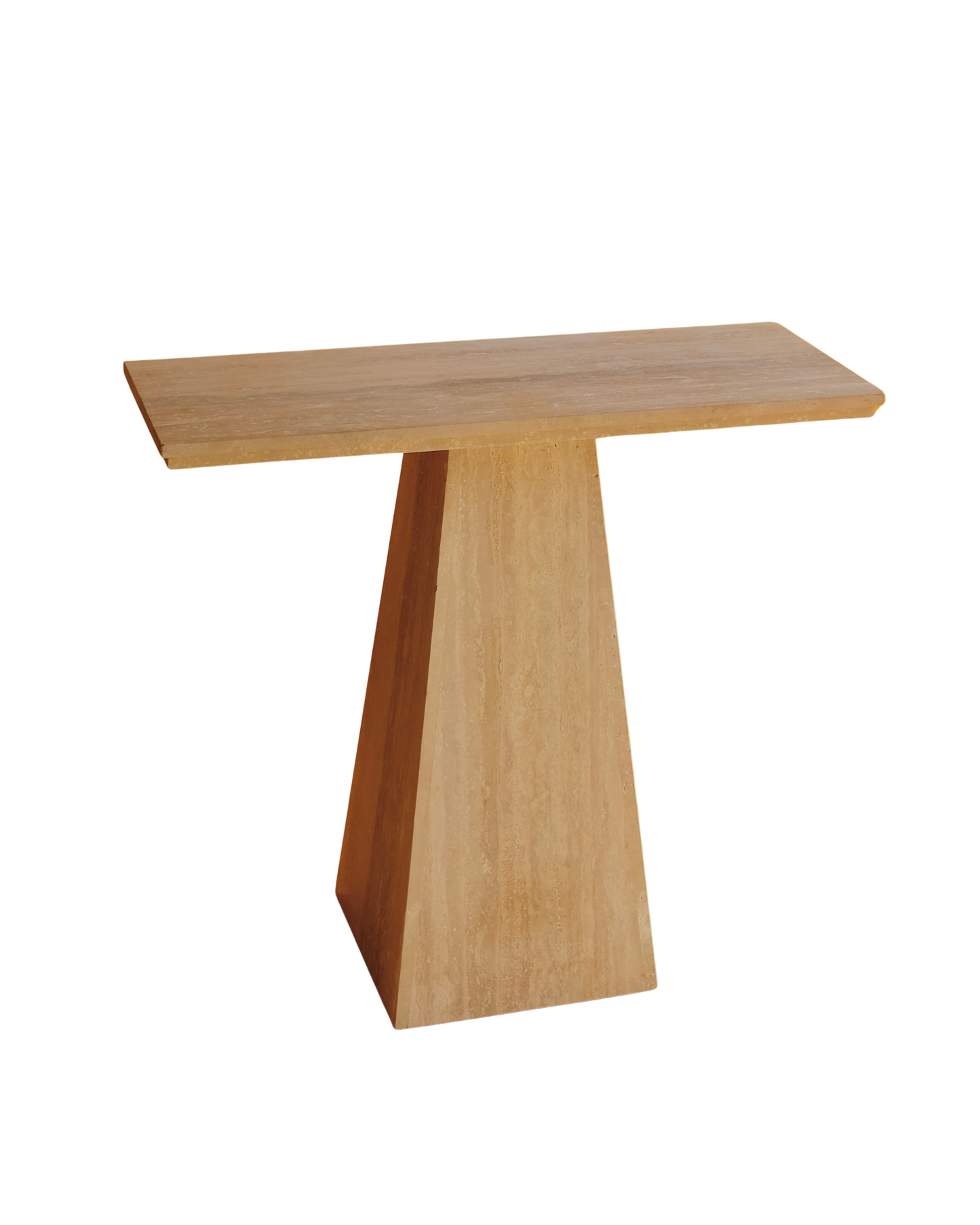 PAIR OR TAPERED MARBLE CONSOLES
