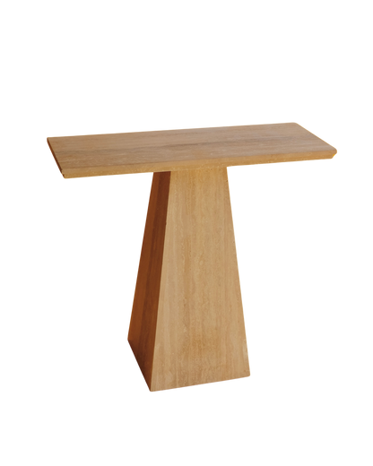 PAIR OR TAPERED MARBLE CONSOLES