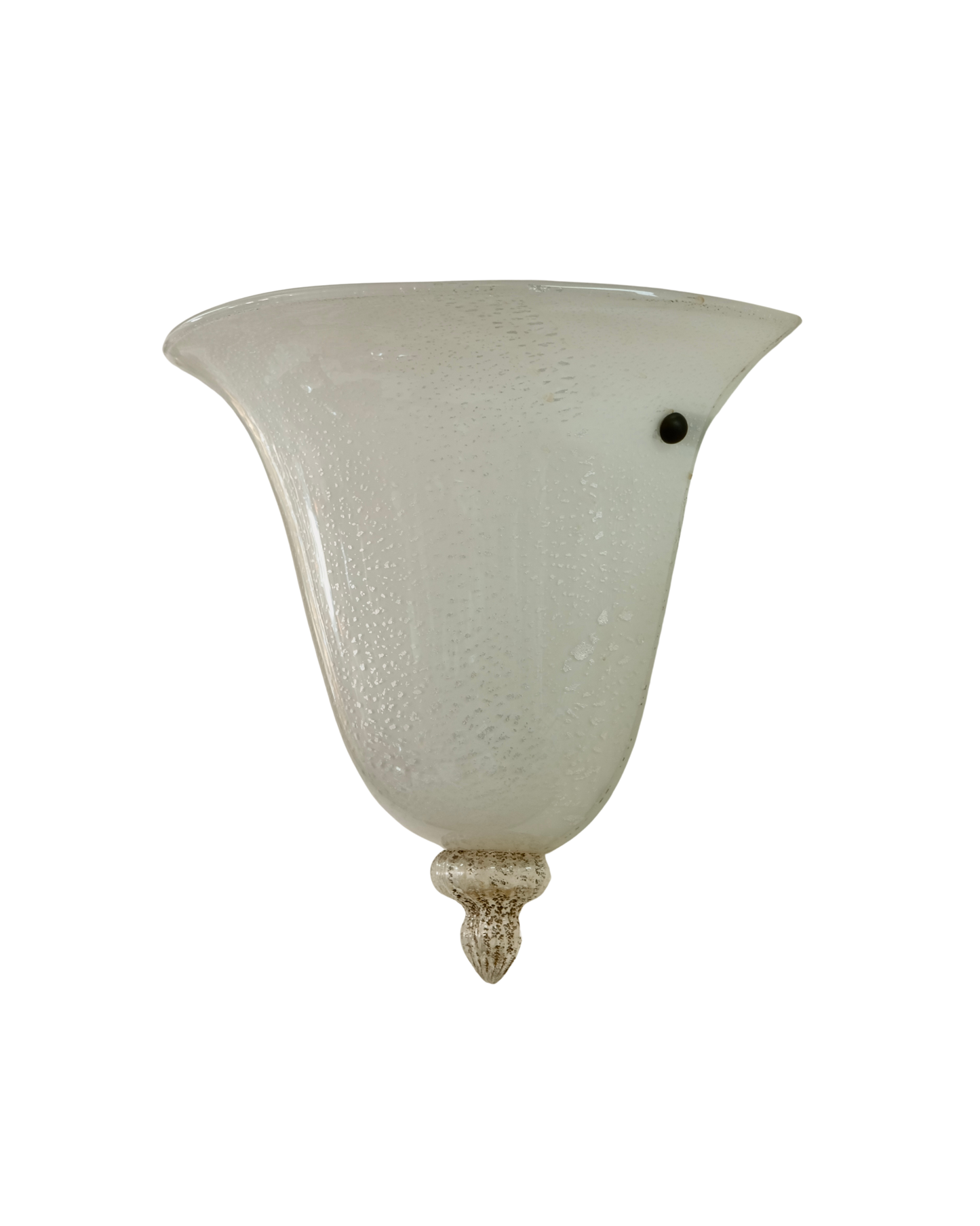 SINGLE LARGE BAROVIER & TOSO SEEDED GLASS SCONCE