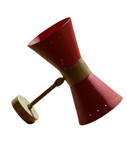 RED DIABOLO WALL LIGHT