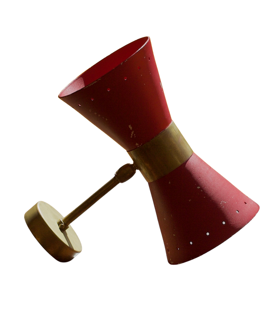 RED DIABOLO WALL LIGHT