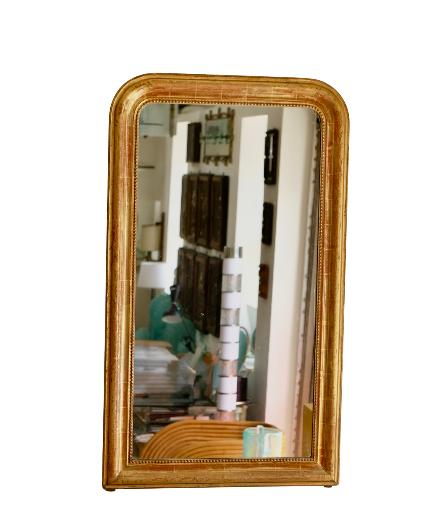 NARROW LOUIS PHILIPPE GILTWOOD MIRROR