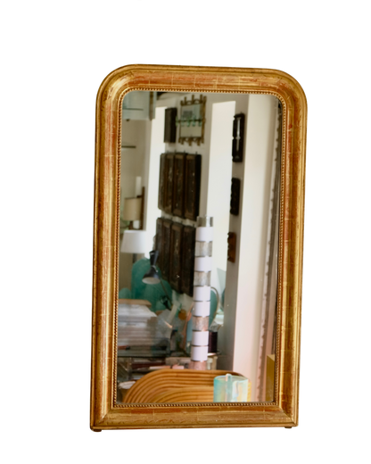 NARROW LOUIS PHILIPPE GILTWOOD MIRROR
