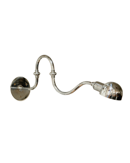 ADJUSTABLE CURVED STEEL WALL SCONCE
