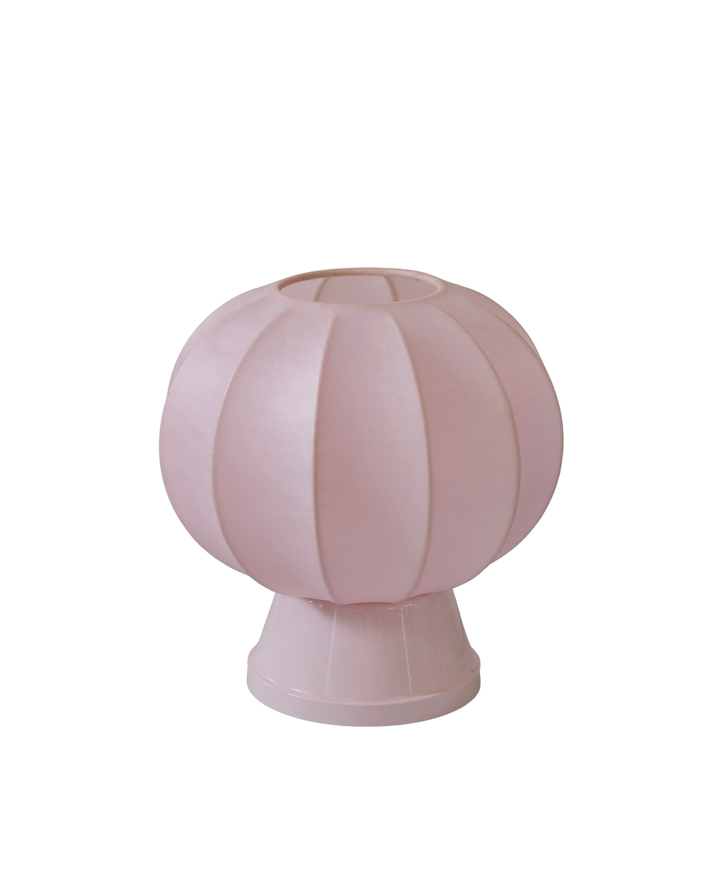 PAIR OF PINK CACOON MARLING LAMPS