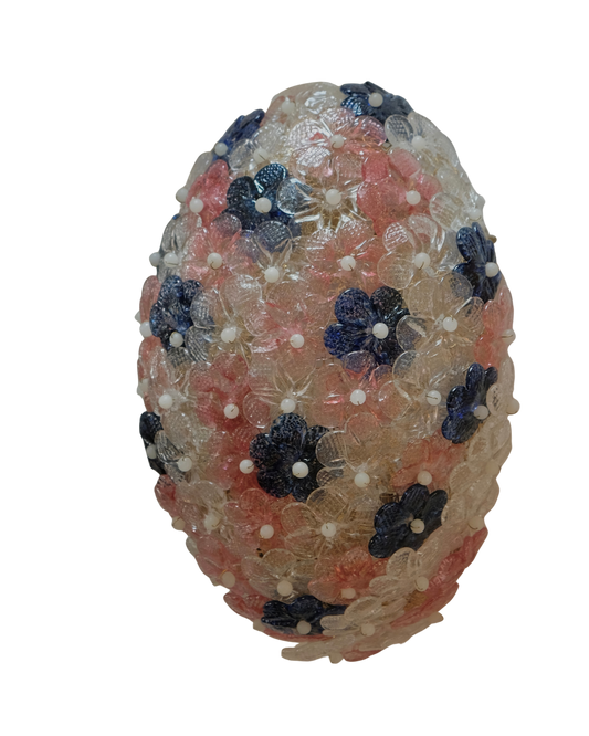 PINK MULTICOLOURED FLORAL MURANO GLASS SCONCES