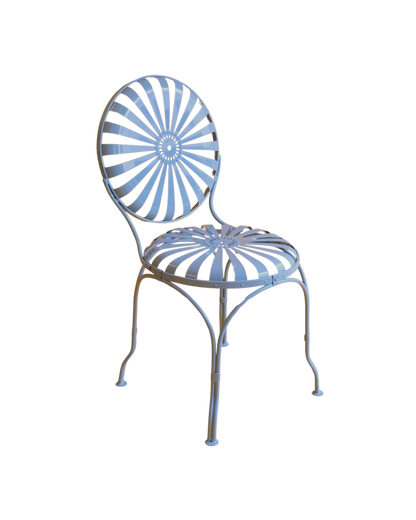 IRON GARDEN CHAIRS w. UPHOLSTERY