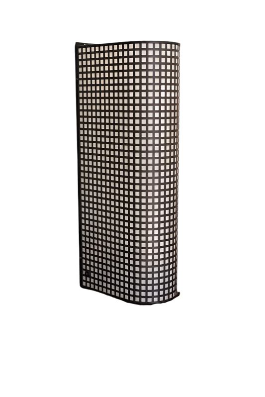 TRIO OF BLACK MODERN METAL WALL SCONCES