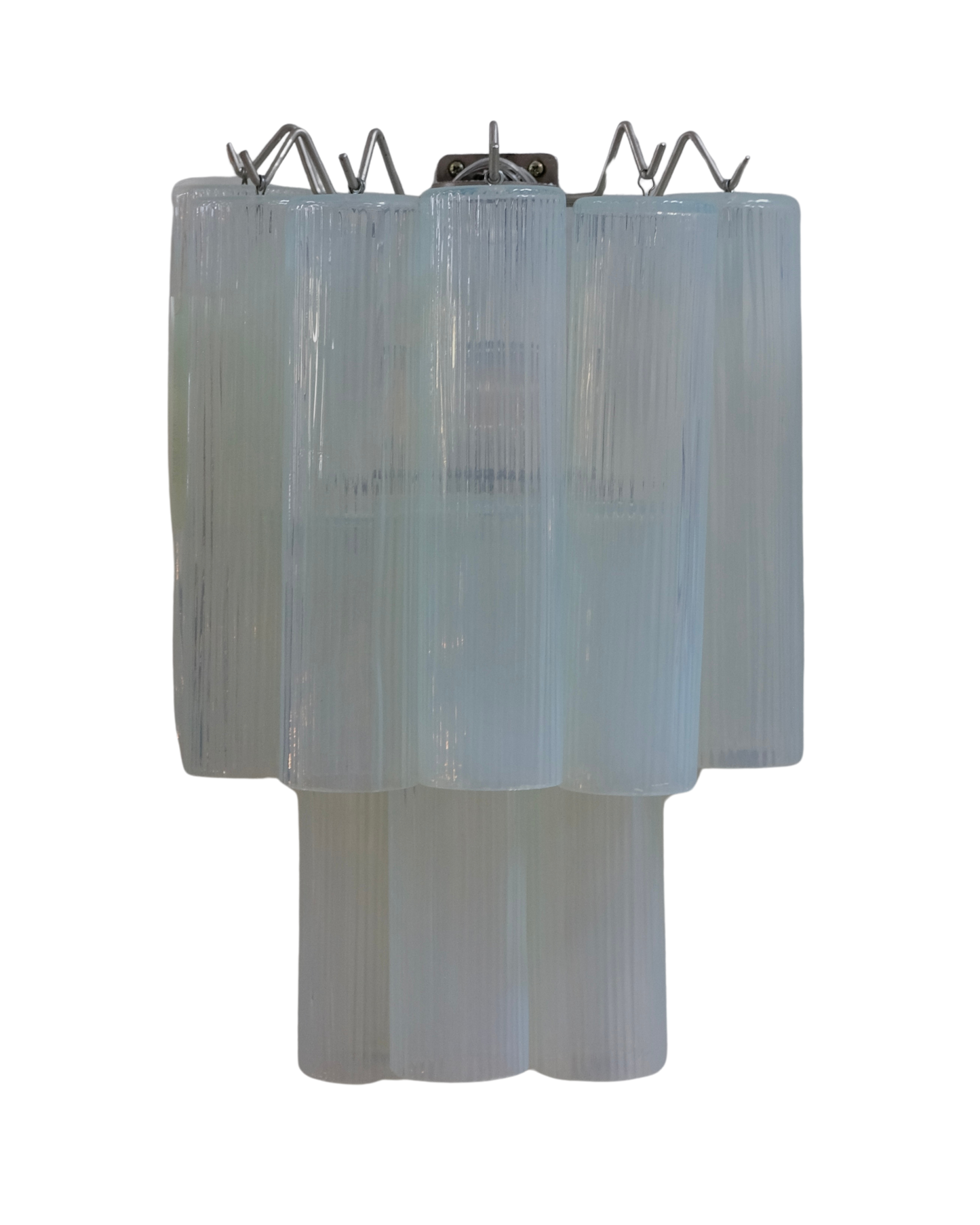 IRIDESCENT FLUTED SCONCE