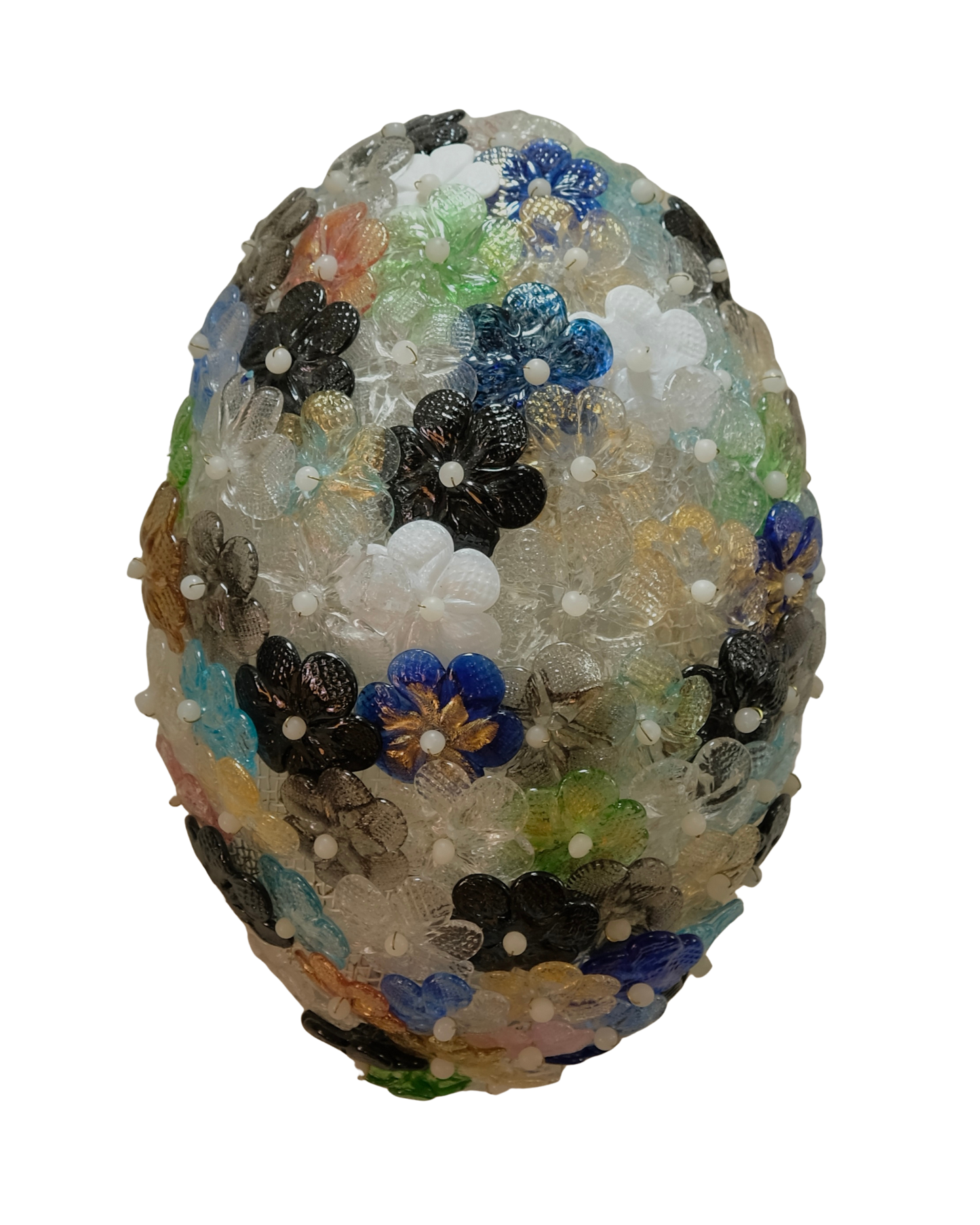 MULTICOLOURED FLORAL MURANO GLASS SCONCES