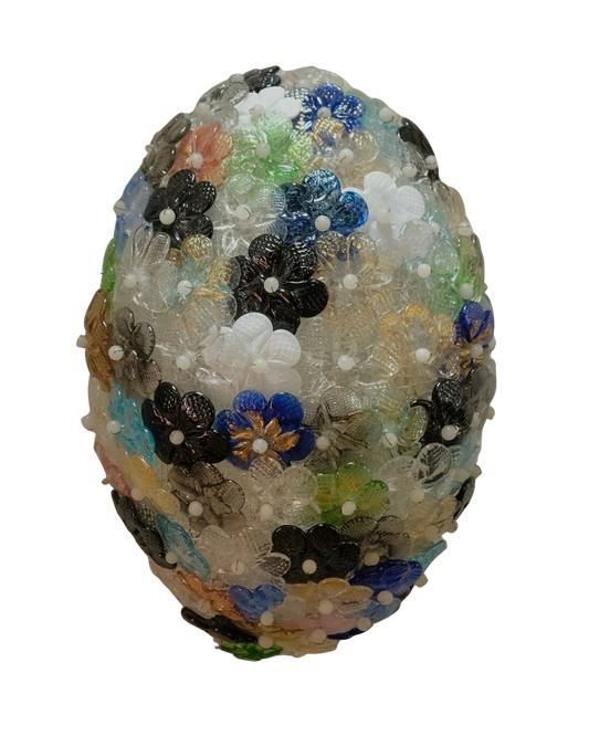 MULTICOLOURED FLORAL MURANO GLASS SCONCES