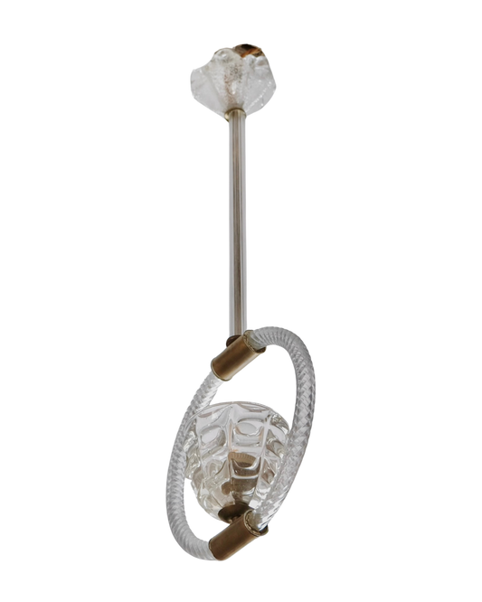 SMALL TEXTURED MURANO GLASS PENDANT