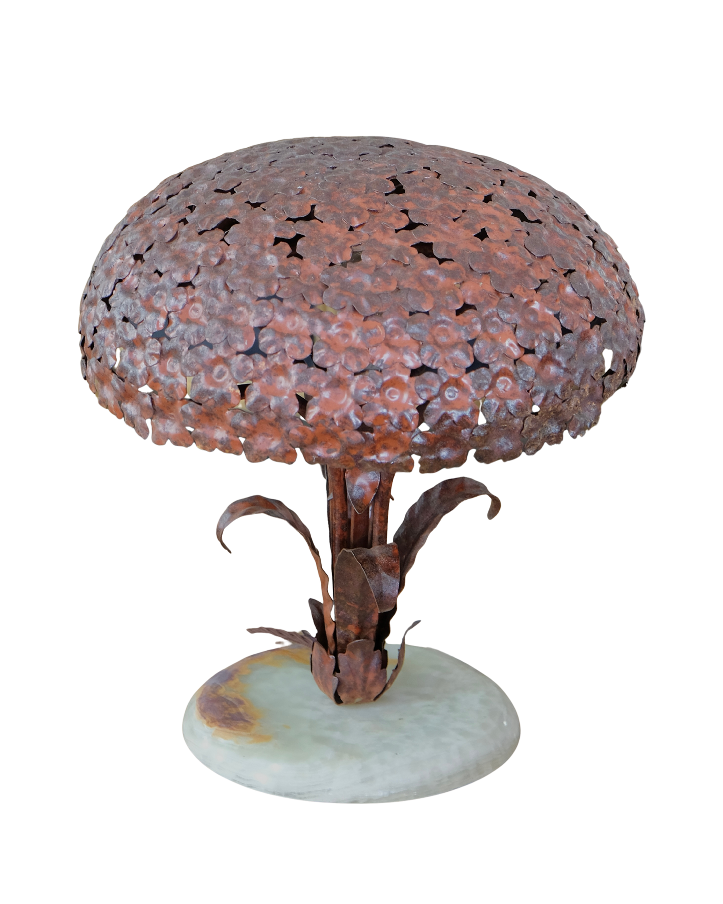 FRENCH FLORAL IRON TABLE LAMP