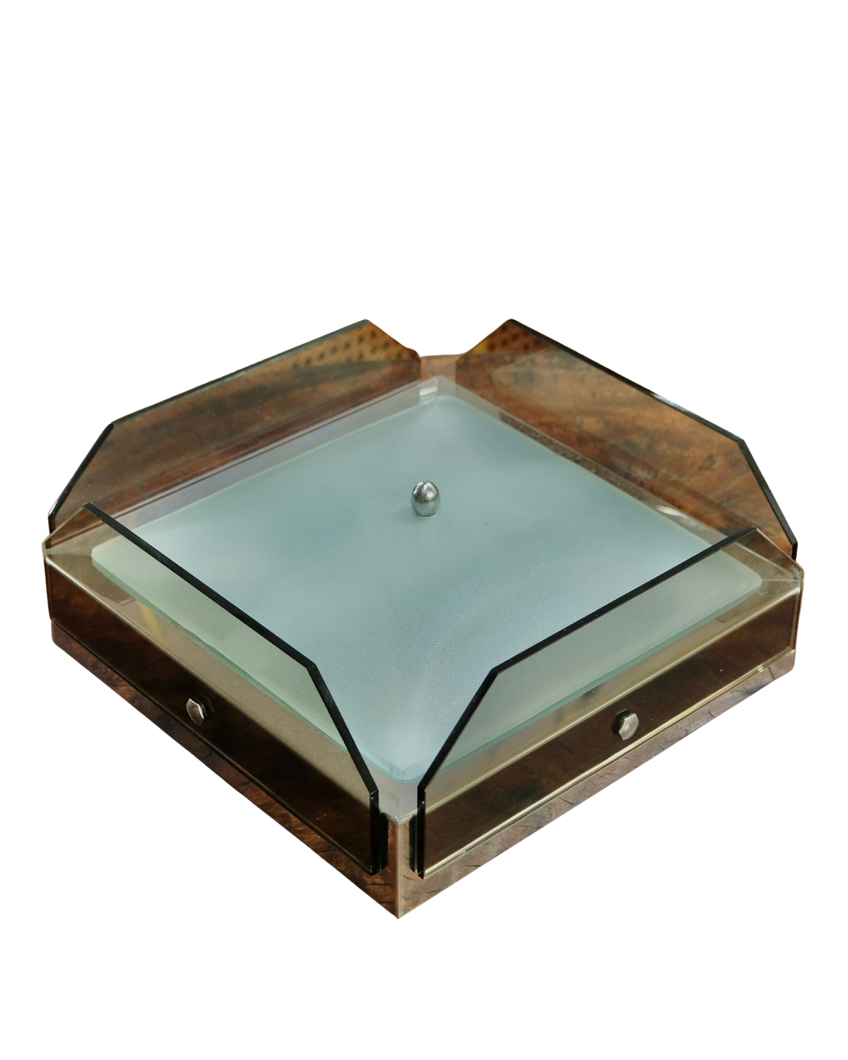 VECA FOUR PANEL GLASS FLUSH MOUNT