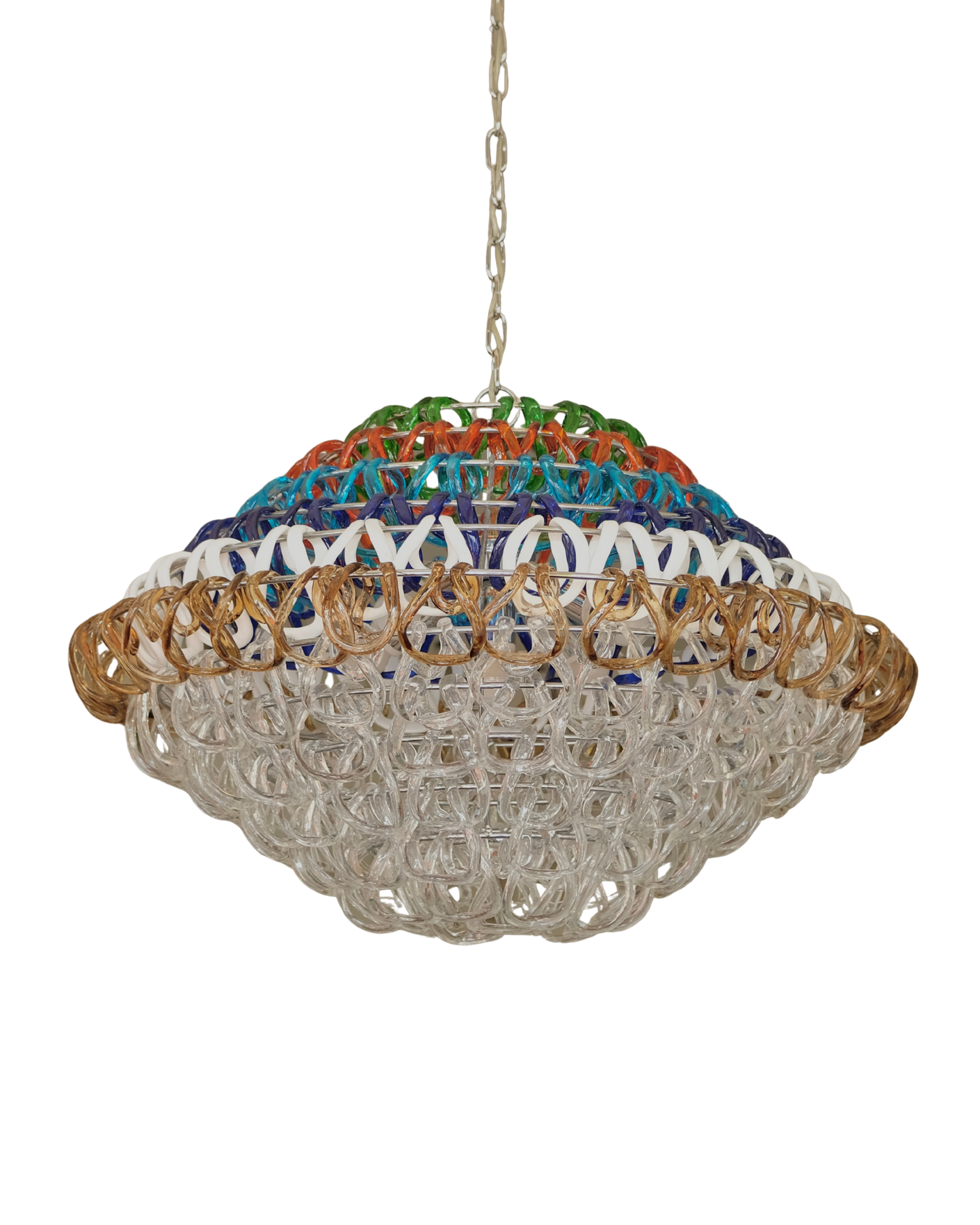 MULTICOLOURED GIOGALI SCULPTURAL RIBBON CHANDELIER